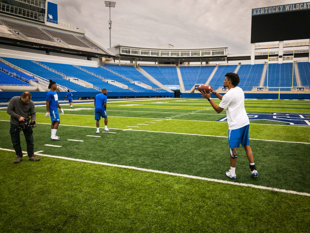 Shooting a UK Football spot for Superbowl broadcast (2017)