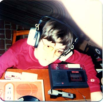 Neil at 12 playing DJ
