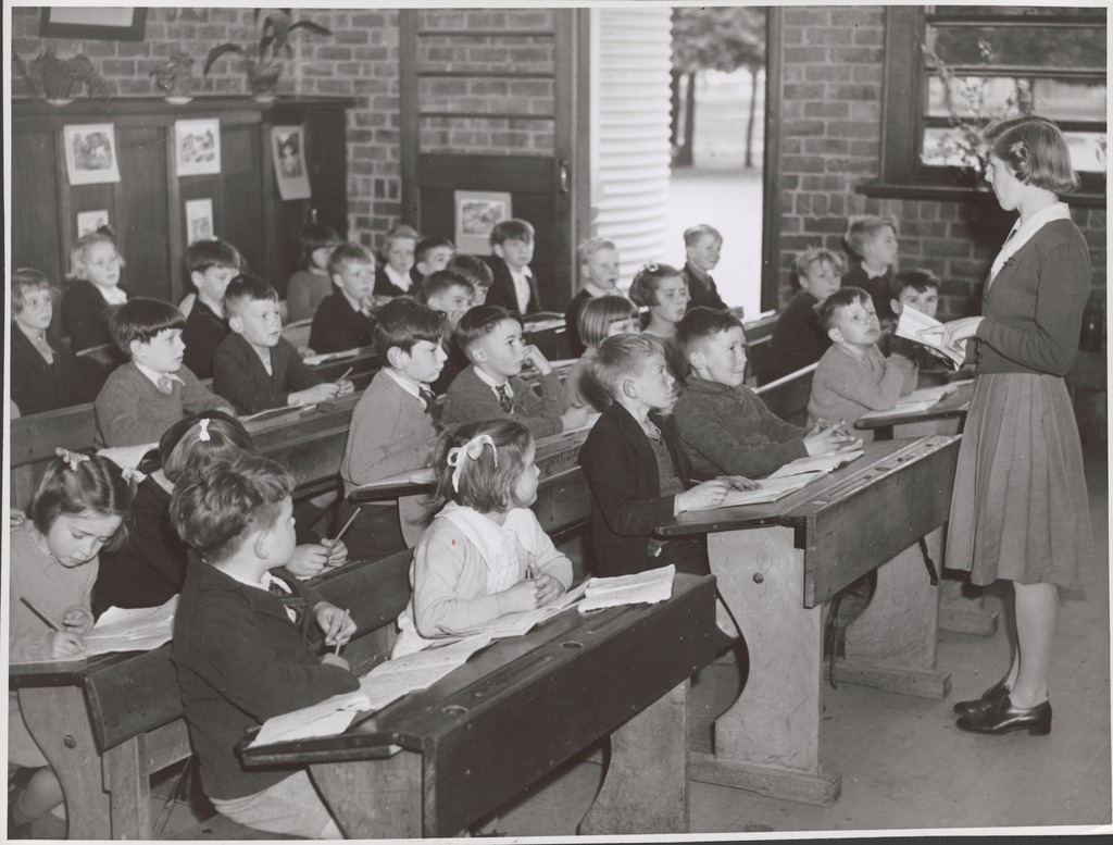 vintage classroom